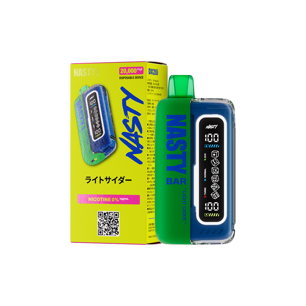 NASTY BAR 20000 ライトサイダー｜シーシャベイプノンニコチンVAPE