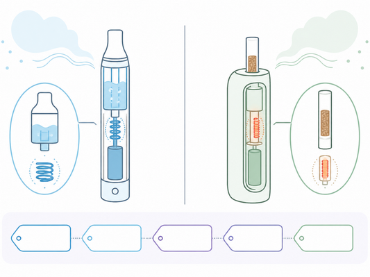 電子タバコとVAPEの違いは？呼び方・仕組み・加熱式タバコとの違いを整理